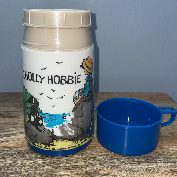 💙HOLLY HOBBIE Vtg Thermal Bottle 1979 - Picture 2 of 11